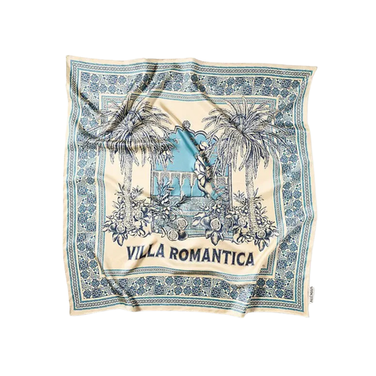 ALEMAIS VILLA ROMANTICA SILK SCARF