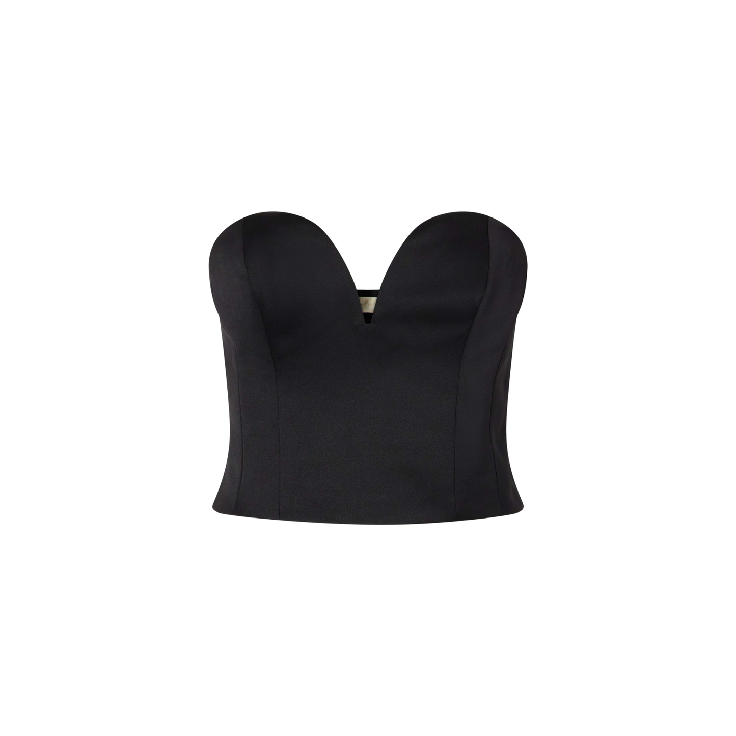 ULLA JOHNSON OTTAVIA SATIN BUSTIER