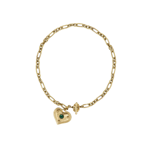 ALEMAIS JEM HEART CHARM NECKLACE