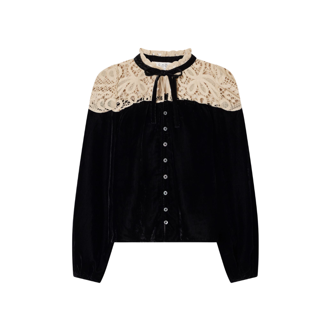 SEA NY SHILOH EMB TOP