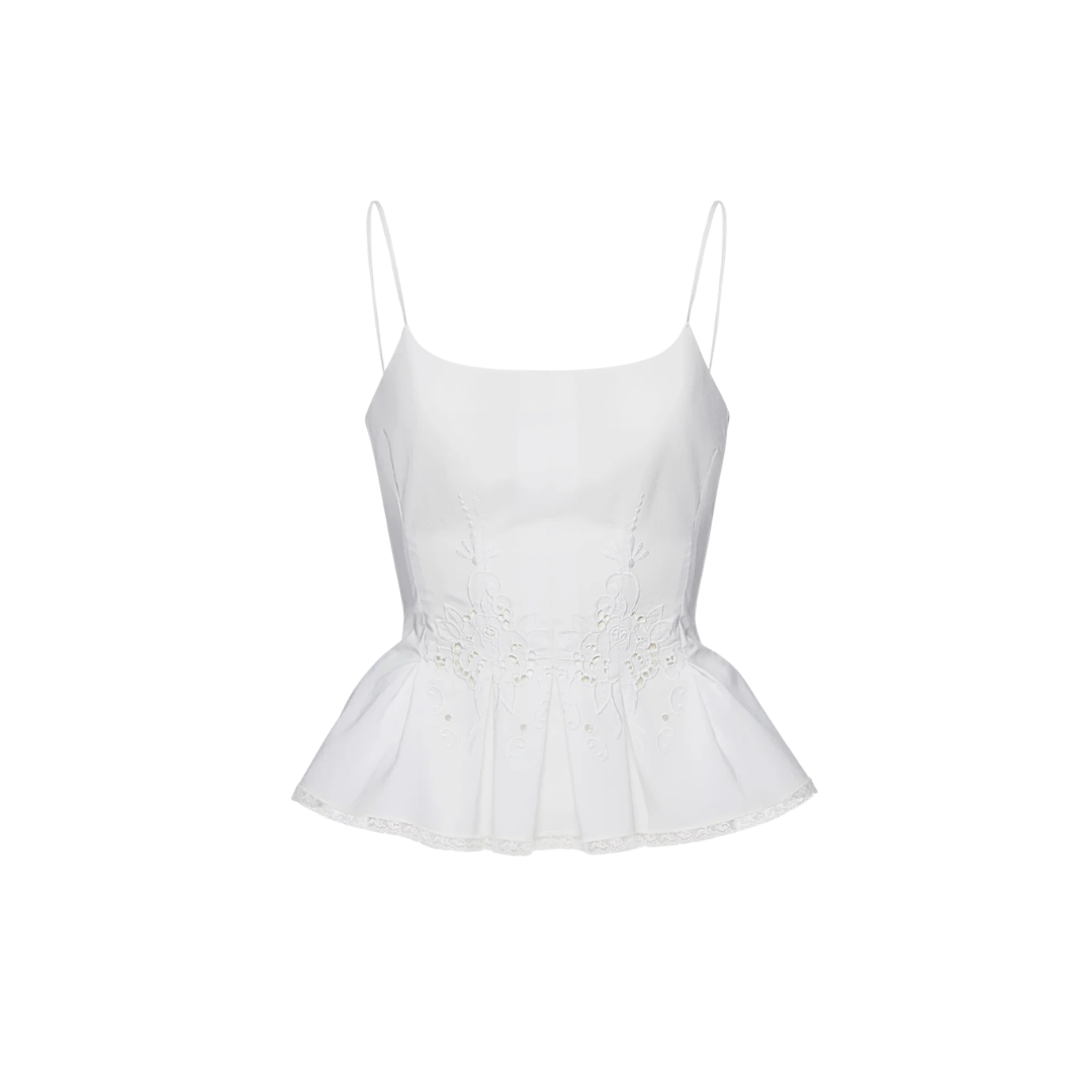 MAGDA BUTRYM TOP 02 WHITE