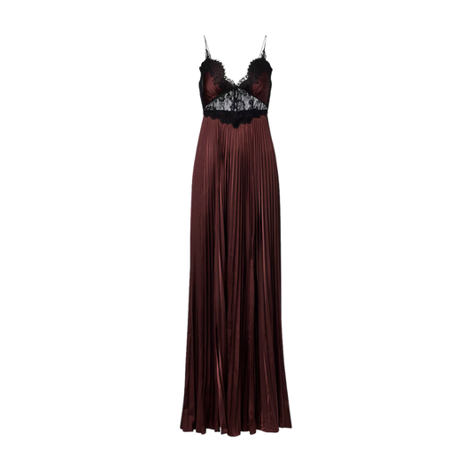 SELF PORTRAIT 157X LACE INSERT DRESS