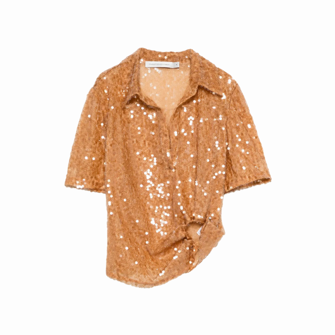 CHRISTOPHER ESBER SEQUIN POLO
