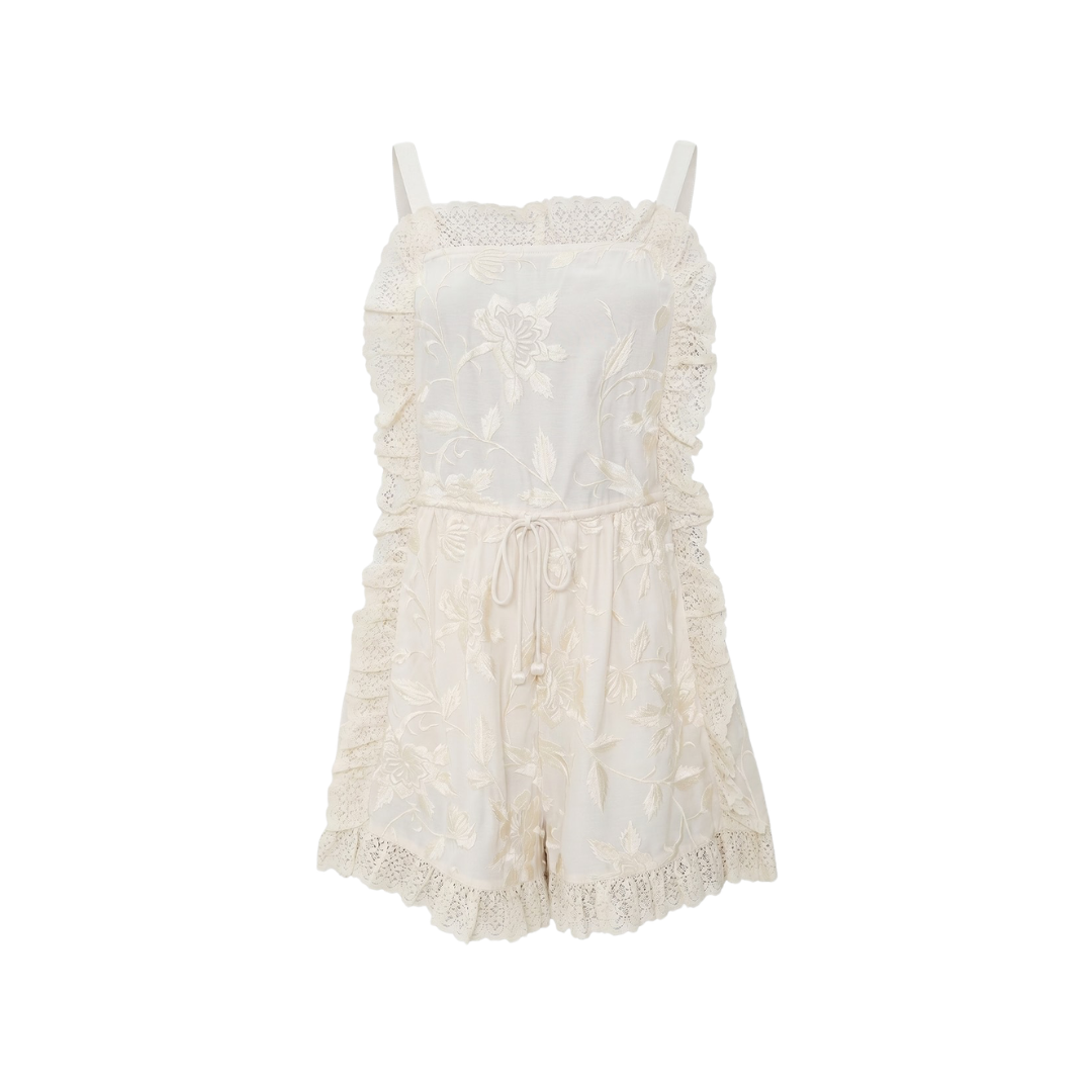 SEA NY ALINA LACE JUMPSUIT
