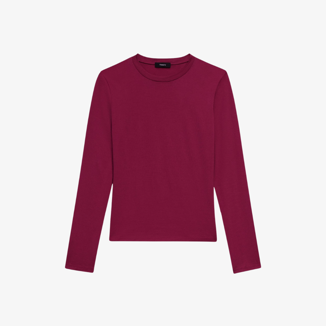 THEORY TINY TEE LONG SLEEVE SHIRT