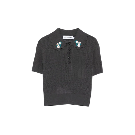 SELF PORTRAIT 194T POINTELLE KNIT