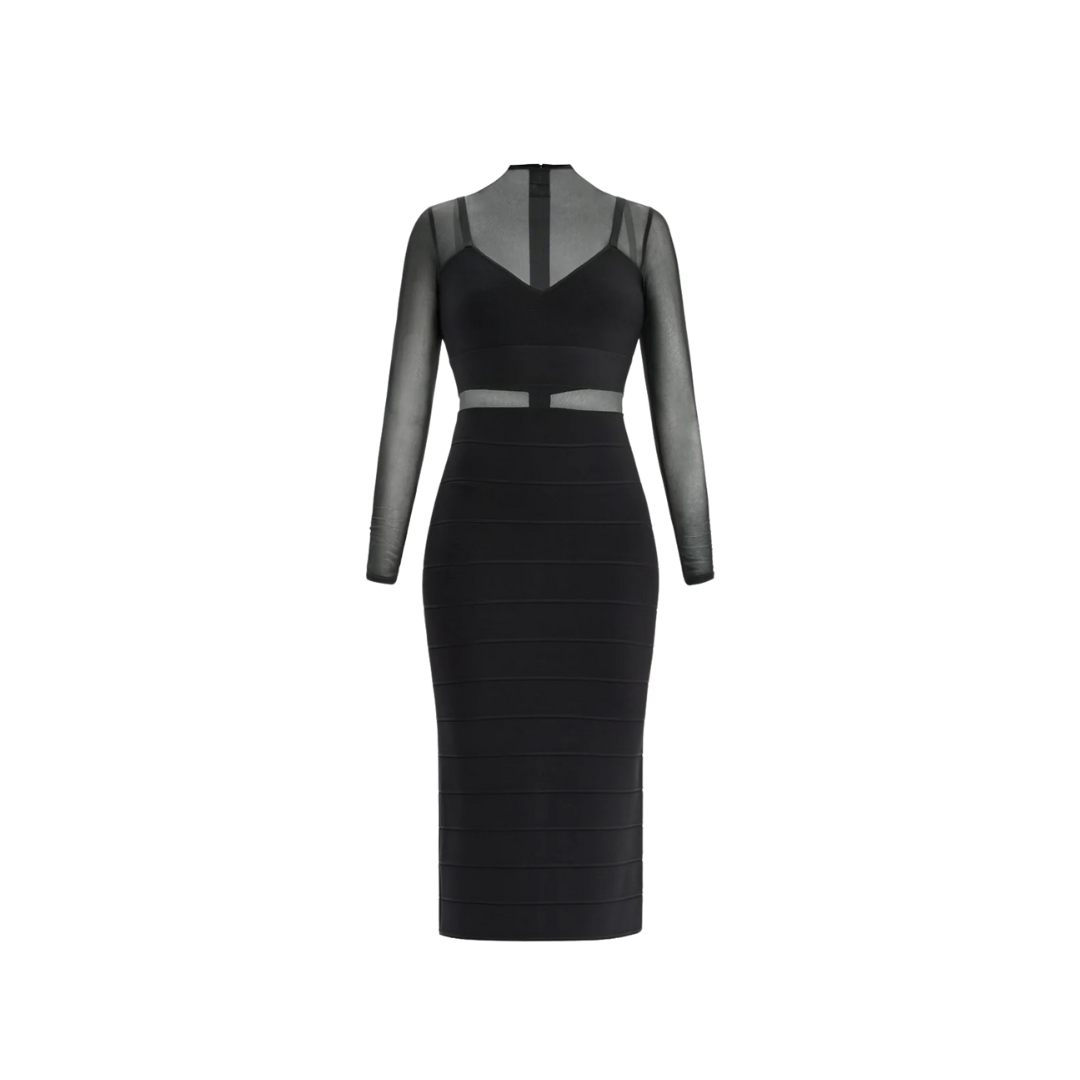 HERVE LEGER THE NOELLE DRESS