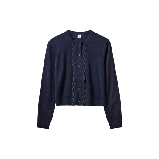 THE GARMENT BERGEN SCALOP CARDIGAN