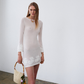 SELF PORTRAIT 074S OPEN BACK DRESS