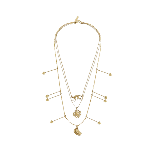 ALEMAIS JEM MULTI CHARM NECKLACE