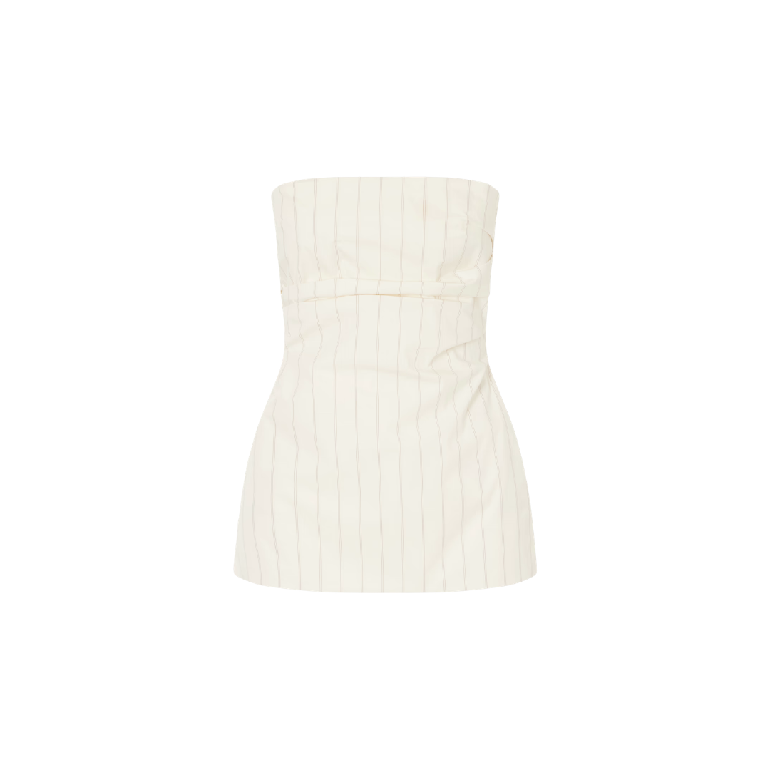 ST AGNI STRAPLESS TIE TOP