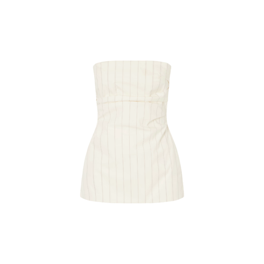 ST AGNI STRAPLESS TIE TOP