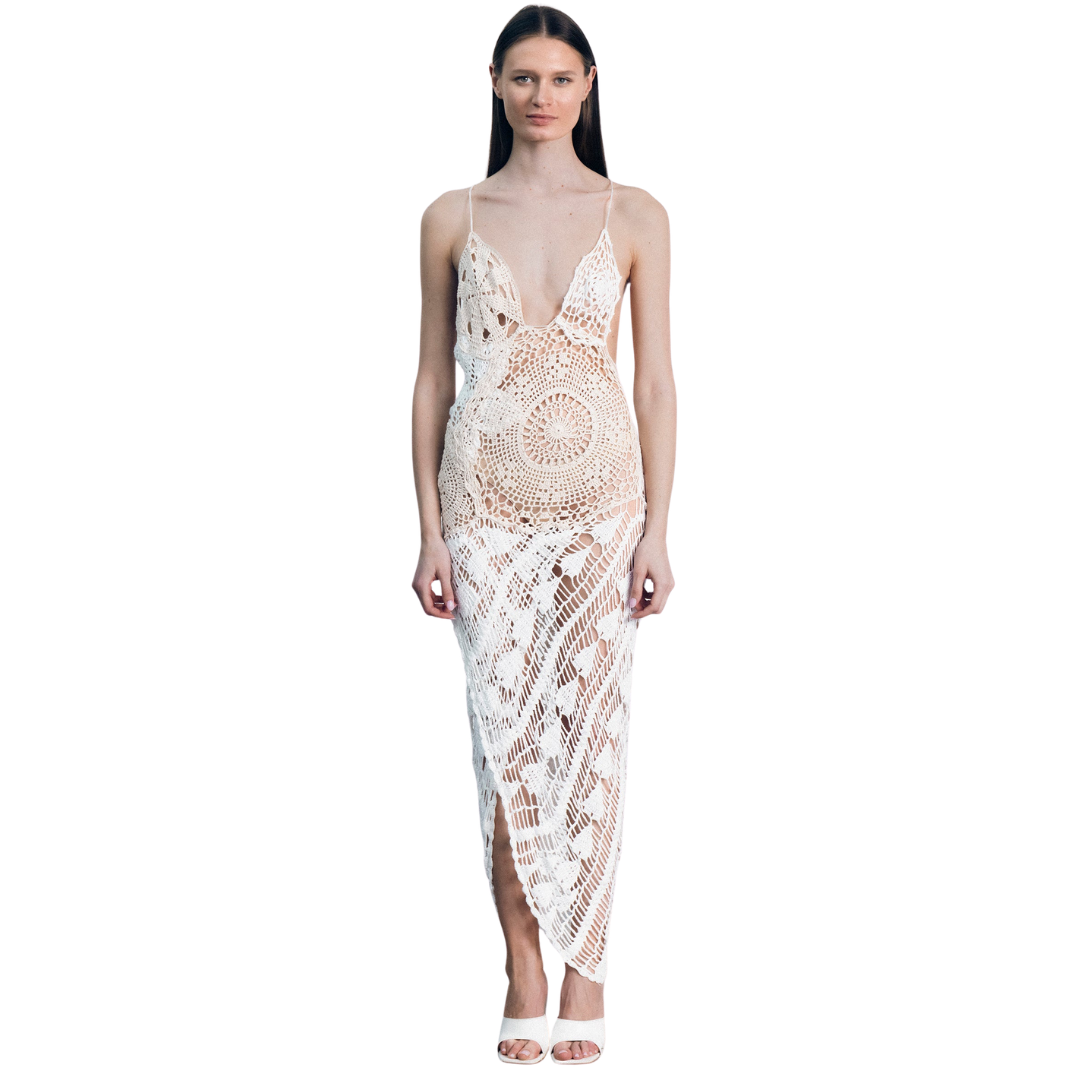 KETTEL LAURITA CROCHET DRESS