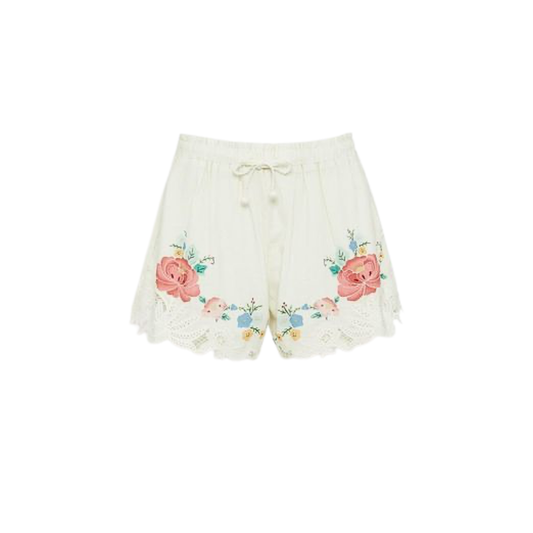 SEA NY ASTRID EMBROIDERY SHORTS