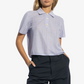 THEORY CROPPED POLO LINEN BLEND