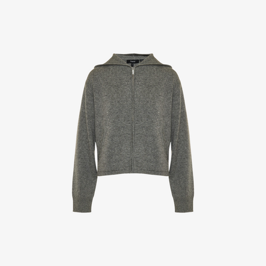 THEORY O1018711 CASHMERE ZIP HOODIE