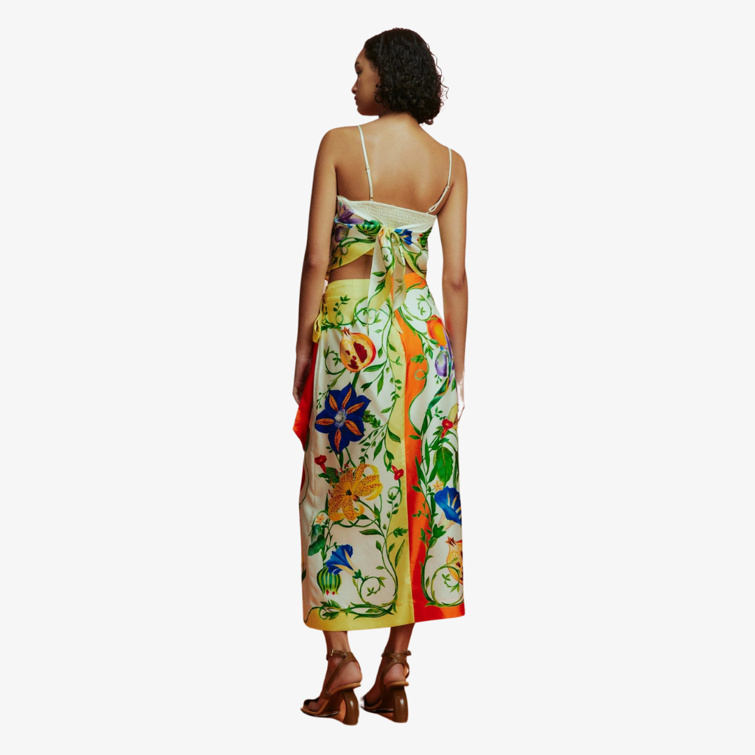 ALEMAIS FLORES SARONG SKIRT