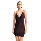 SHONA JOY LACE SLIP MINI DRESS