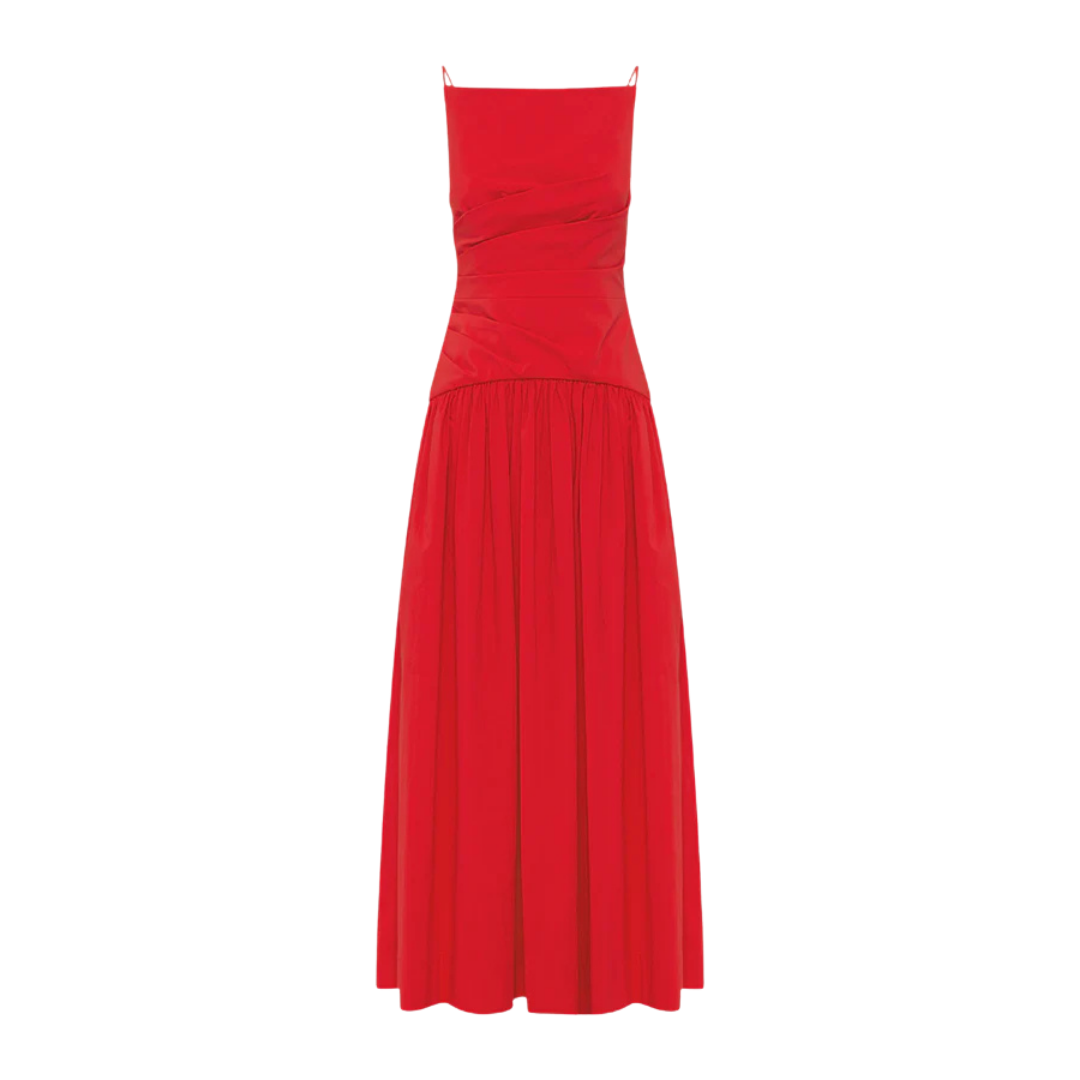 SHONA JOY SQUARE NECK MAXI DRESS