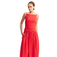 SHONA JOY SQUARE NECK MAXI DRESS