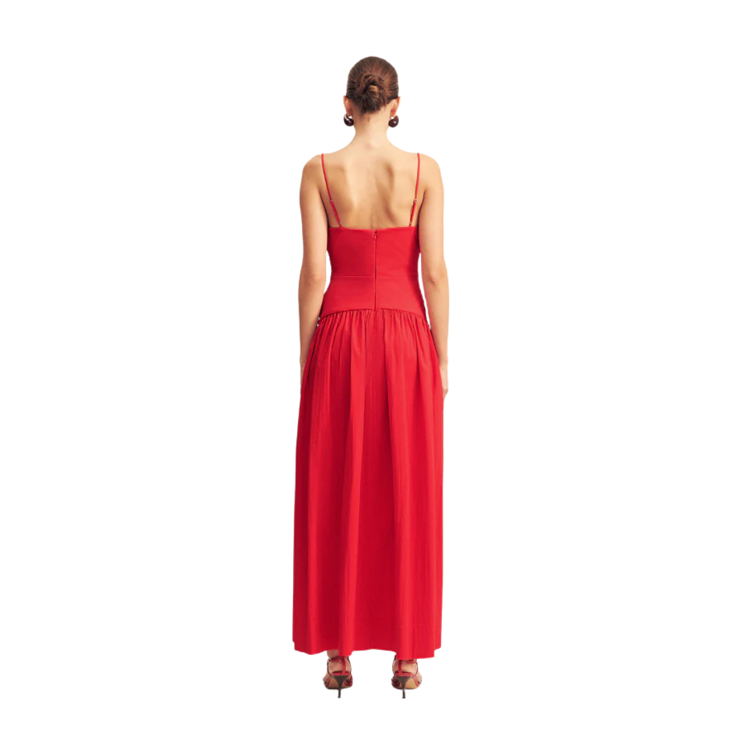 SHONA JOY SQUARE NECK MAXI DRESS