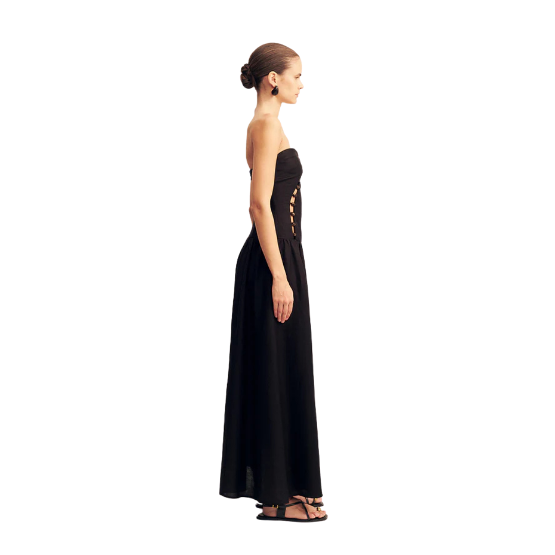 SHONA JOY STRAPLESS CUT OUT DRESS