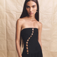 SHONA JOY STRAPLESS CUT OUT DRESS