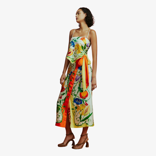 ALEMAIS FLORES SARONG SKIRT