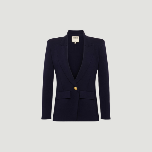 L'AGENCE CHAMBERLAIN KNIT BLAZER