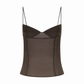 ST AGNI SILK TRANSPARENT CAMI