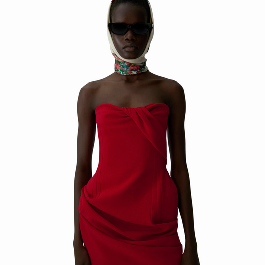 MAGDA BUTRYM DRESS 18 RED