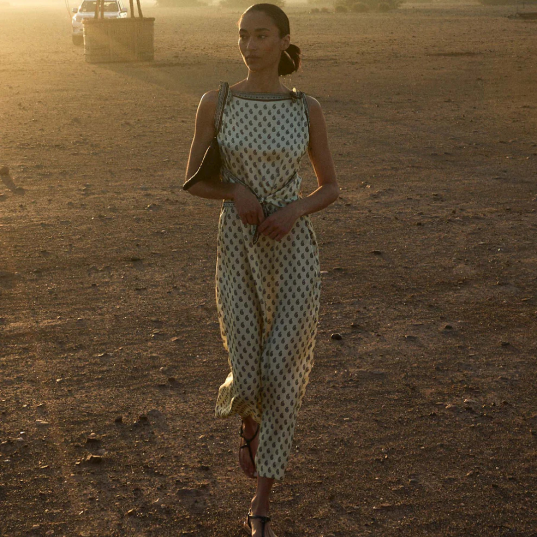 DOEN AMORETTE DRESS SUNLIGHT