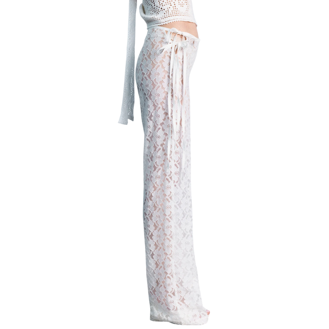 KETTEL STRAPPY LACE PANTS