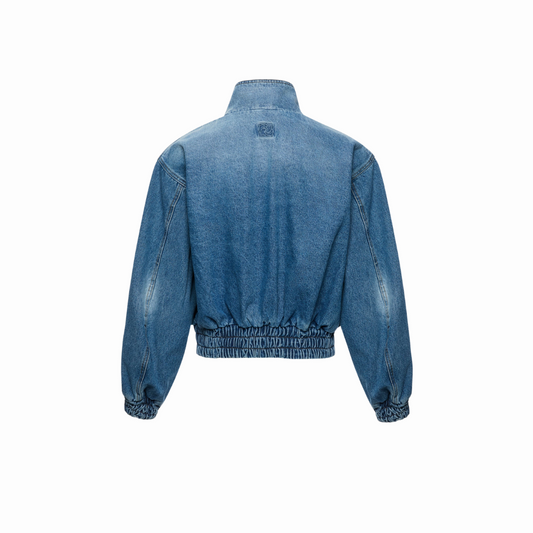 MAGDA BUTRYM CROPPED DENIM BOMBER