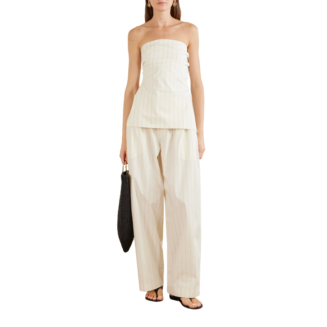 ST AGNI STRAPLESS TIE TOP