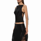CHRISTOPHER ESBER LATTICE SILK TOP