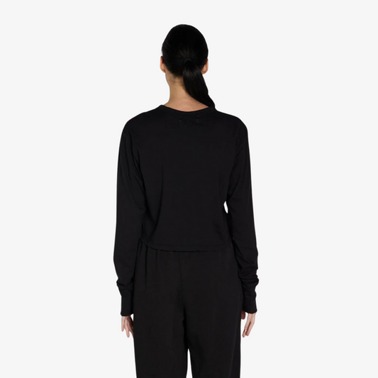 LES TIEN MERT CROP LONG SLEEVE TEE