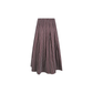 FAITHFULL PELEA STRIP MIDI SKIRT