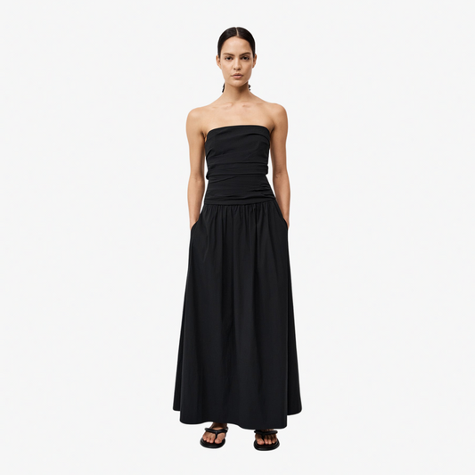 ST AGNI 901 STRAPLESS TIE BACK DRES