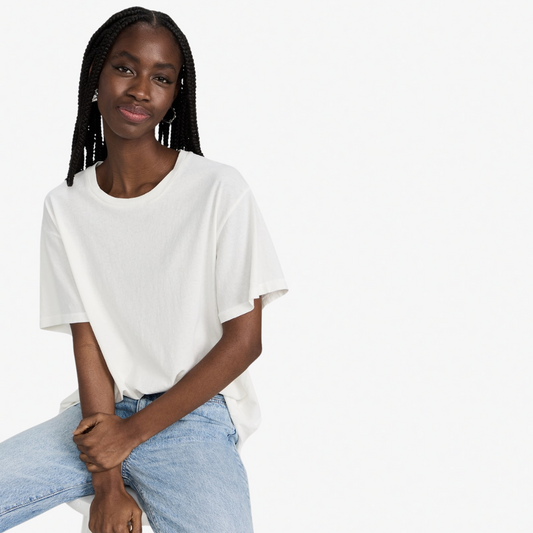 SLVRLAKE OVERSIZE TEE WHITE