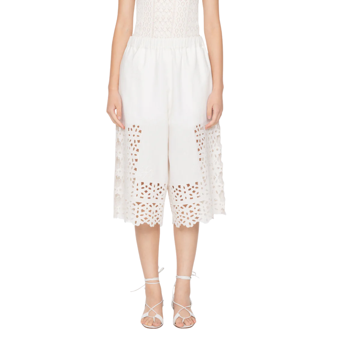 SEA NY LEILA EYELET CULOTTES