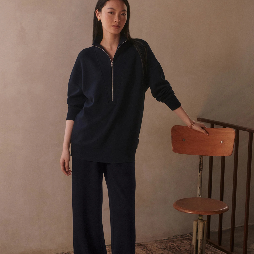 VARLEY MASIE SWEAT NAVY