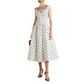 SELF PORTRAIT MIDI POLKA DOT DRESS