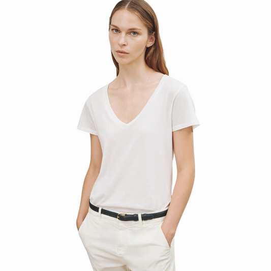 NILI LOTAN CAROL VNECK TEE