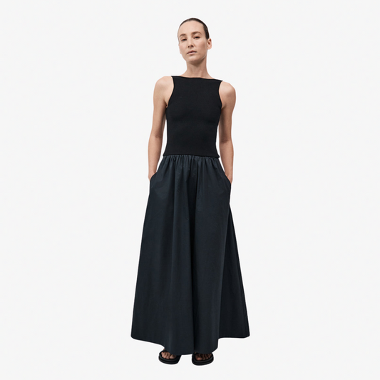 ST AGNI S25-921 BATEAU CUT OUT DRES