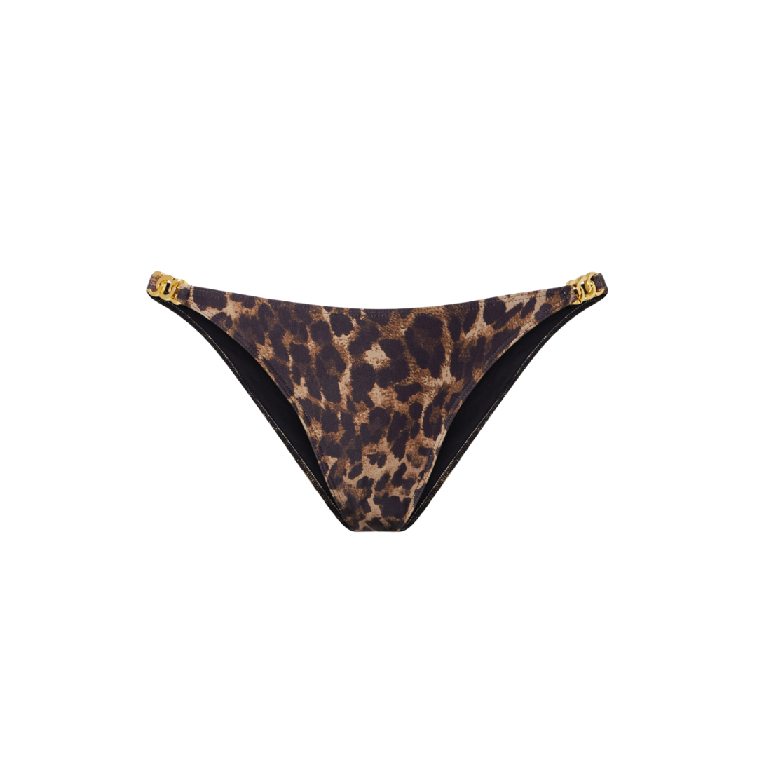 NILI LOTAN BIKINI LEOPARD HARDWARE