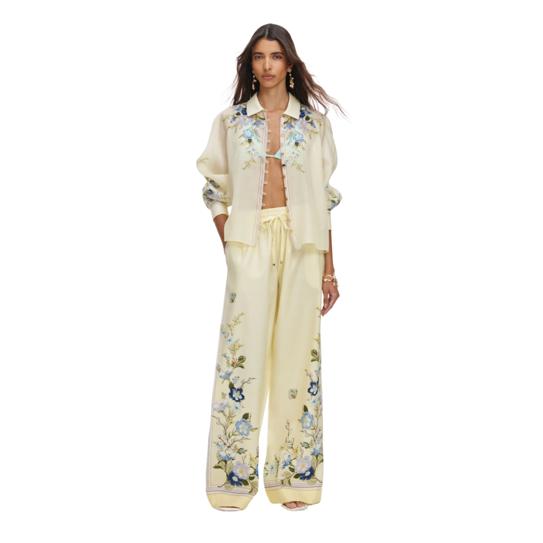 SELF PORTRAIT 025P FLORAL PANTS