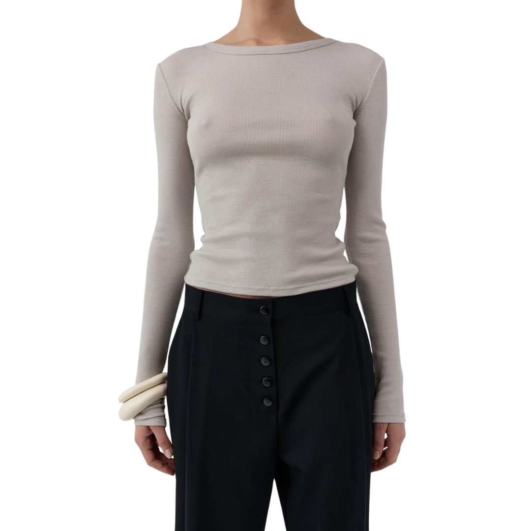 ST AGNI BABY WOOL LONG TEE