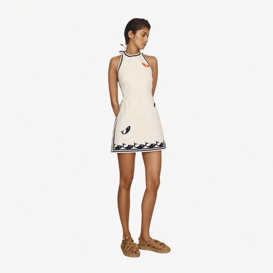ALEMAIS MARINE MINI DRESS