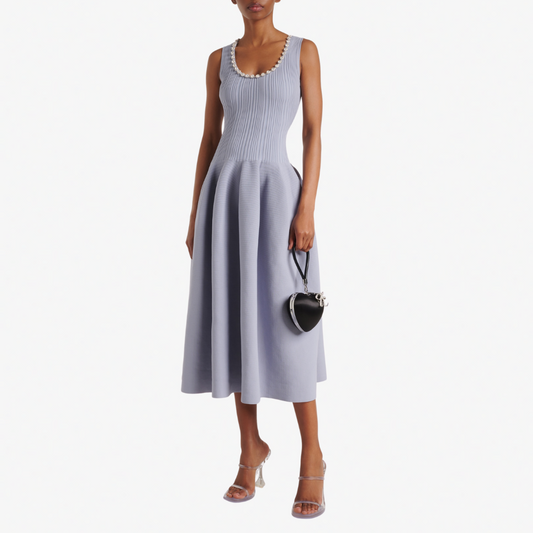 SELF PORTRAIT 127M RIB KNIT DRESS